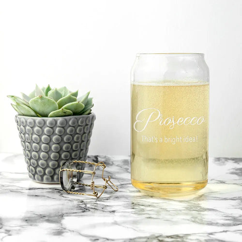 Personalised Bright Idea Can Glass Spesh Gifts