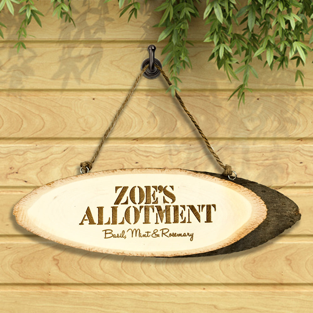Personalised Garden Allotment Sign