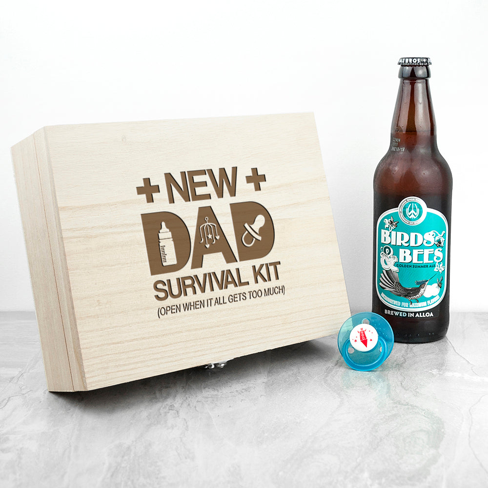 Personalised Fill Your Own New Dad Survival Box