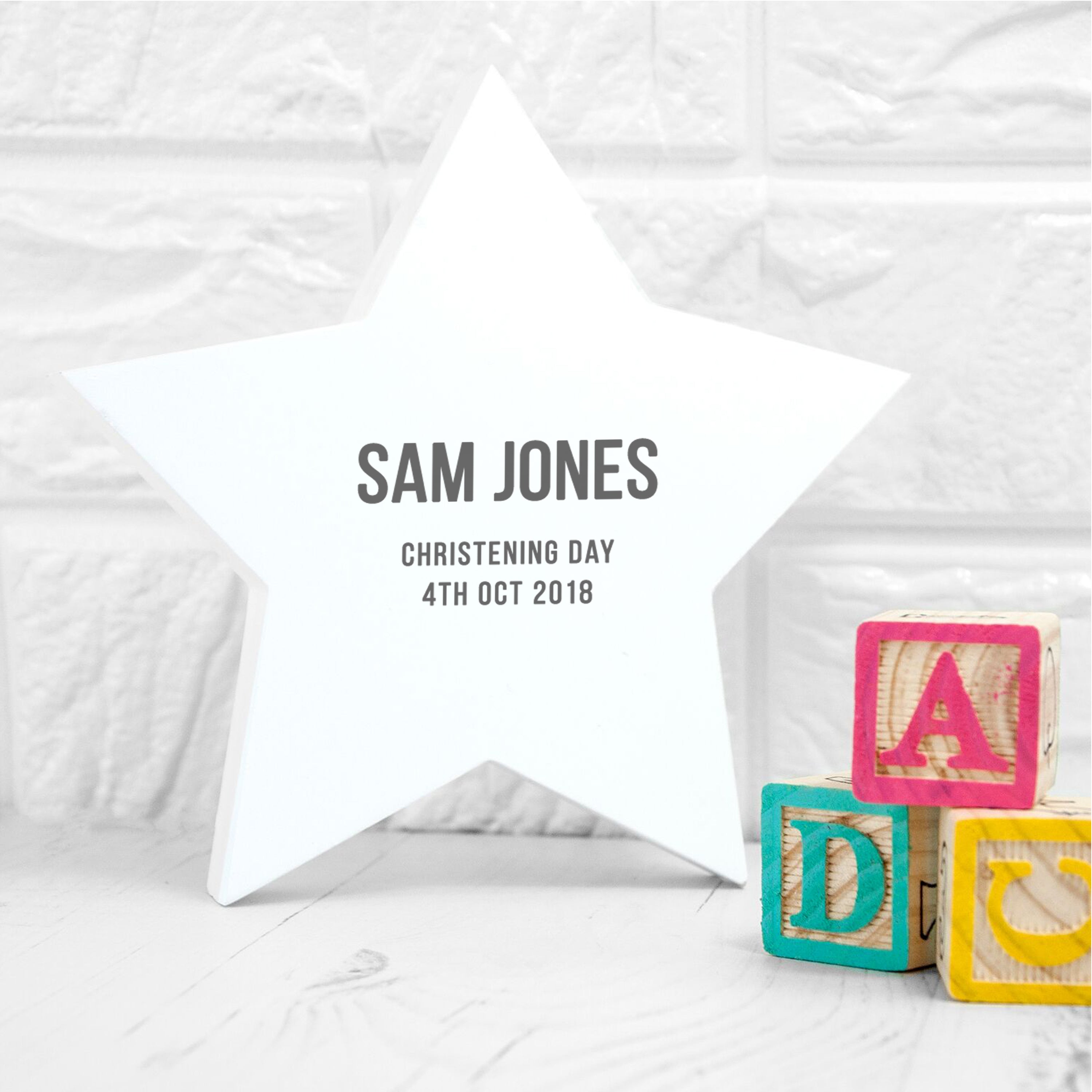 Personalised Decorative Star Keepsake