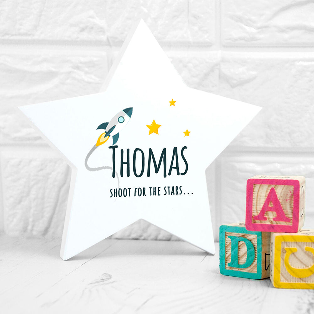Personalised Rocket Star Keepsake