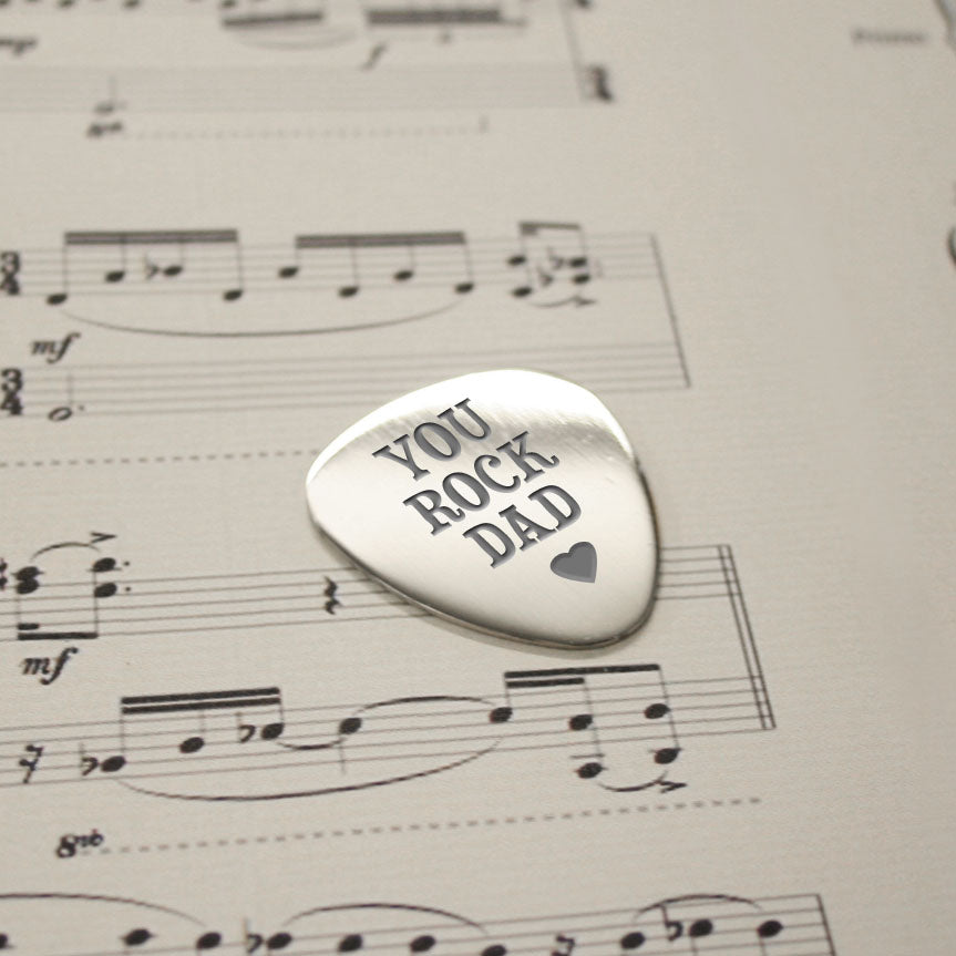 Personalised Metal Guitar Pick