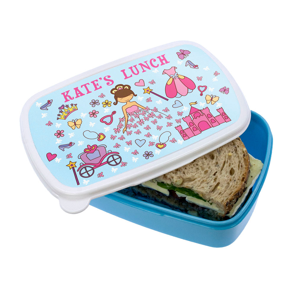 Personalised Pretty Princess Lunch Box